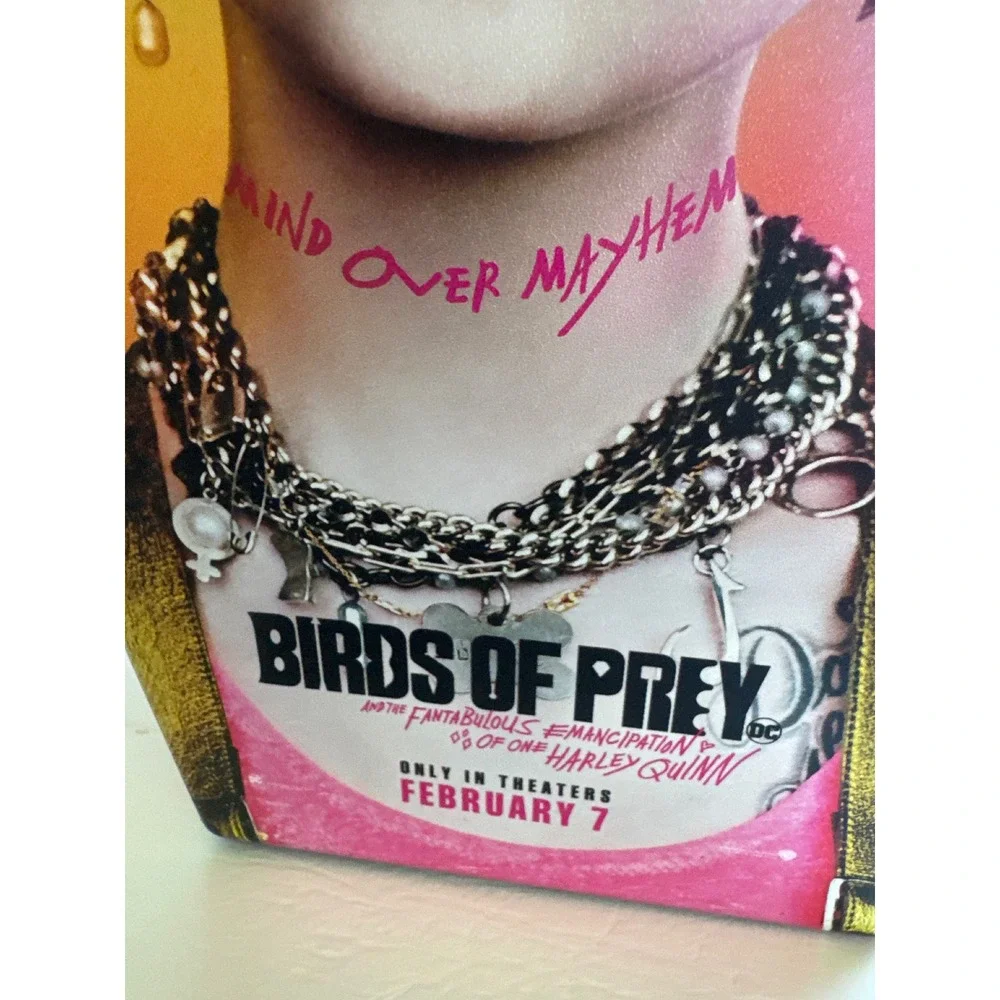 Harley Quinn Birds of Prey Movie Promo Plastic Square Collectors Popcorn Bucket